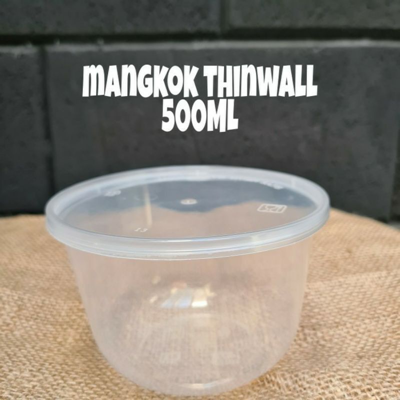 mangkok bowl 500 ml / mangkok thinwall 500 ml / cup 500 ml