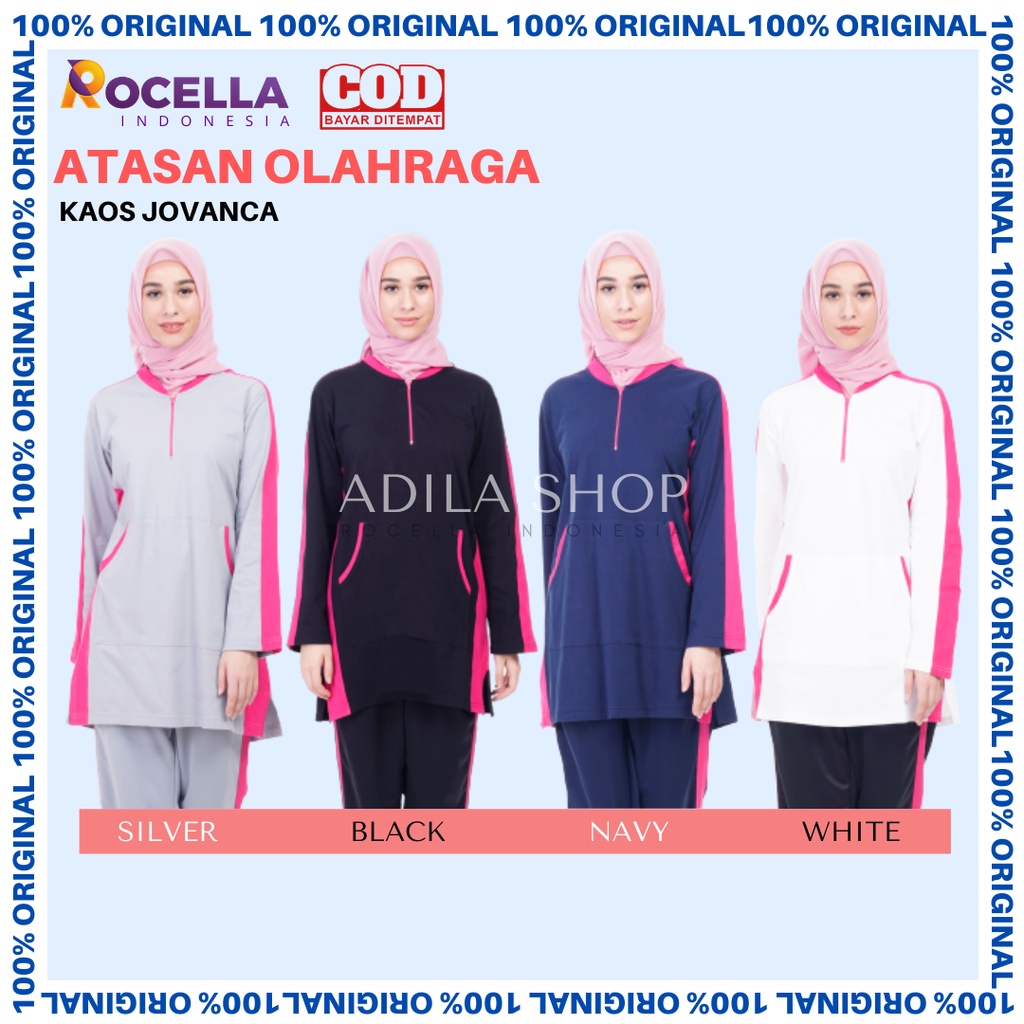 [BISA COD] Kaos Tunik Jovanca/Kaos Olahraga/Kaos Tunik Olahraga/Kaos Training/Kaos Sport/KaosPanjang