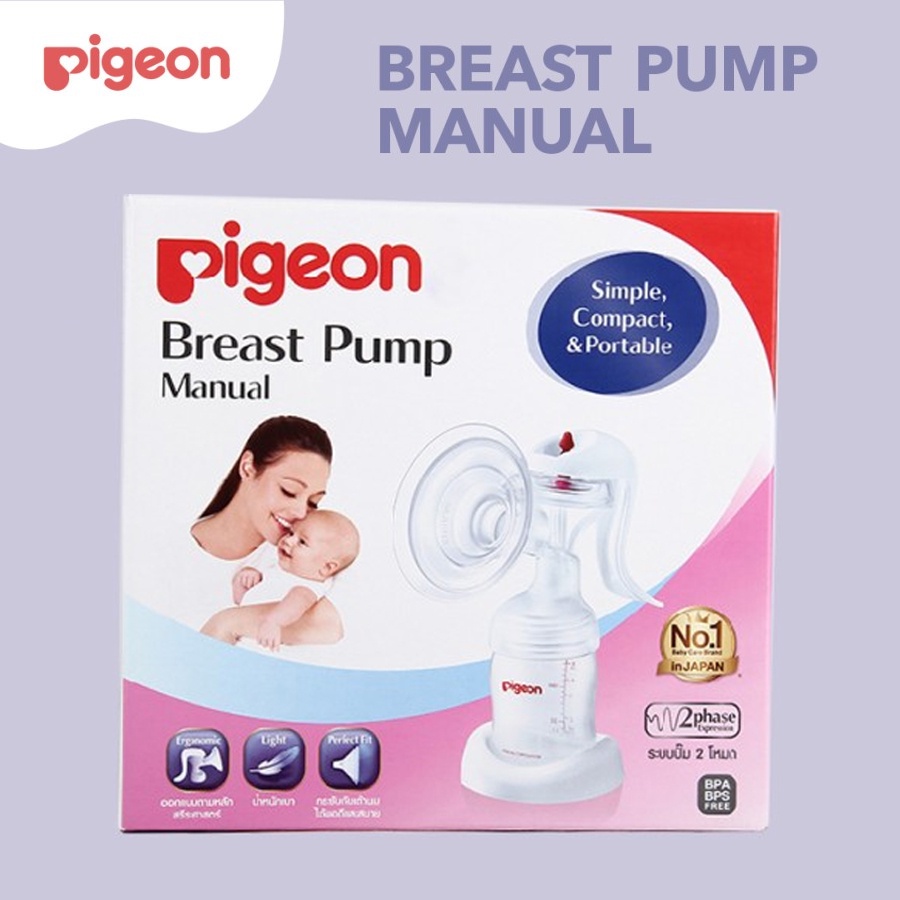 Pigeon Breast Pump Manual Pompa ASI Ibu dan Bayi