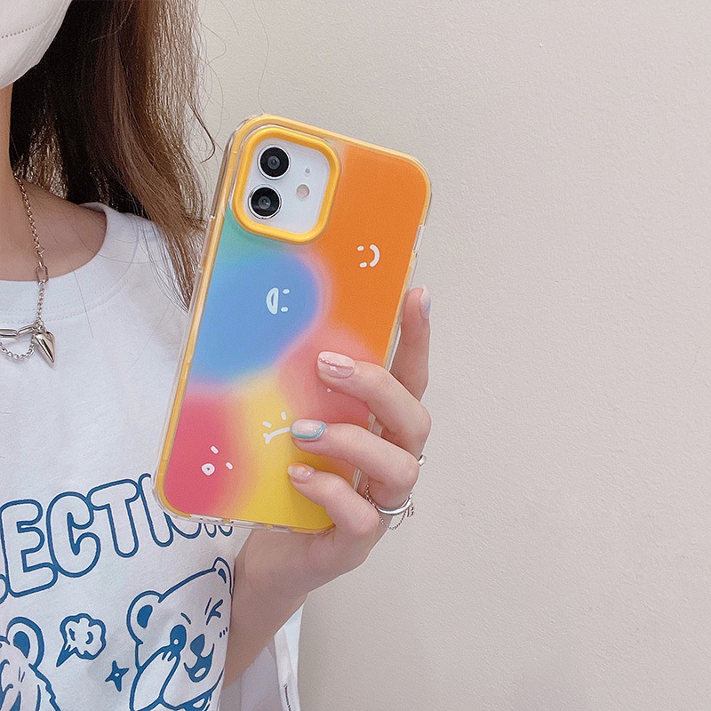 Case Motif Wajah Tersenyum Untuk iphone 13 12 11 Pro Max XS XR 8plus 12pro12pro Max 7 8 Plus X XS XR XSMAX