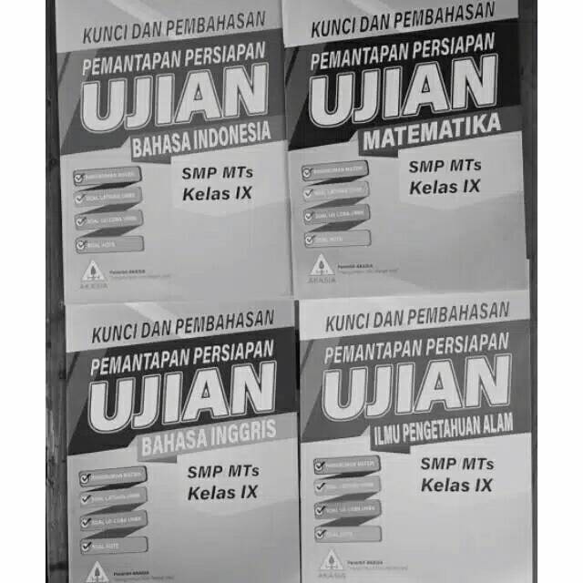 Kunci Jawaban Dan Pembahasan Pemantapan Persiapan Ujian Nasional Smp Mts Dari Akasia Shopee Indonesia