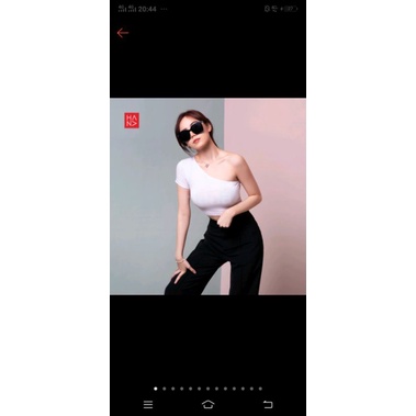 jennie one shoulder crop top