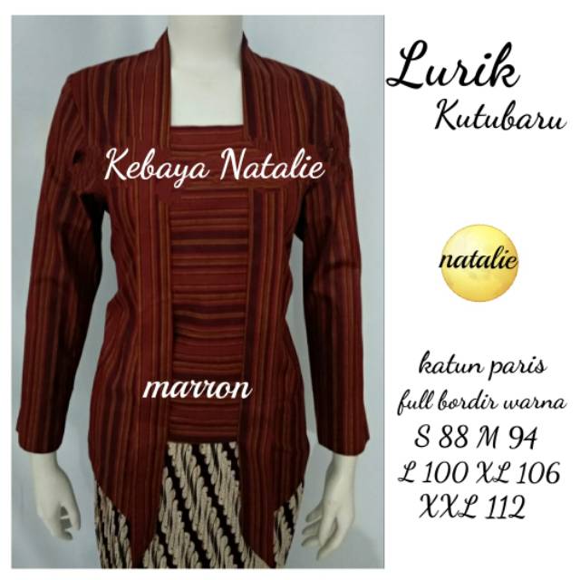 Lurik Kutubaru Natalie Modern Fashion Wanita