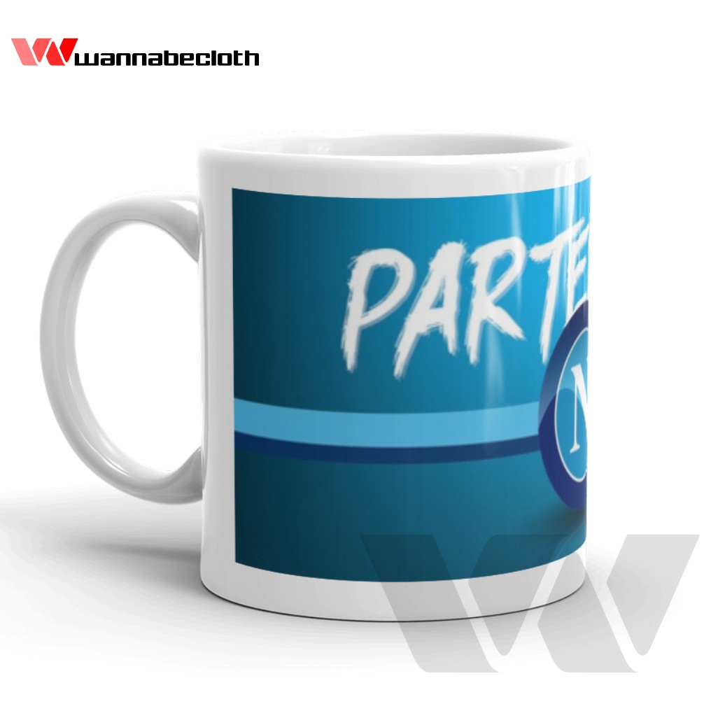 Gelas Napoli Mug Napoli Gelas Mug Bola Souvenir Napoli Partenopei