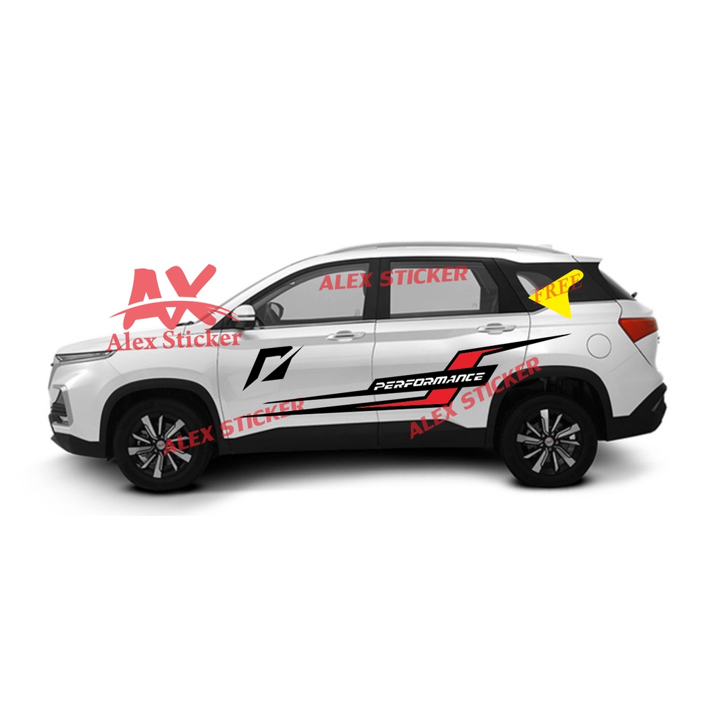 STIKER STICKER MOBIL WULING STIKER ALMAZ CUTTING SIDE BODI SAMPING WULING ALMAZ