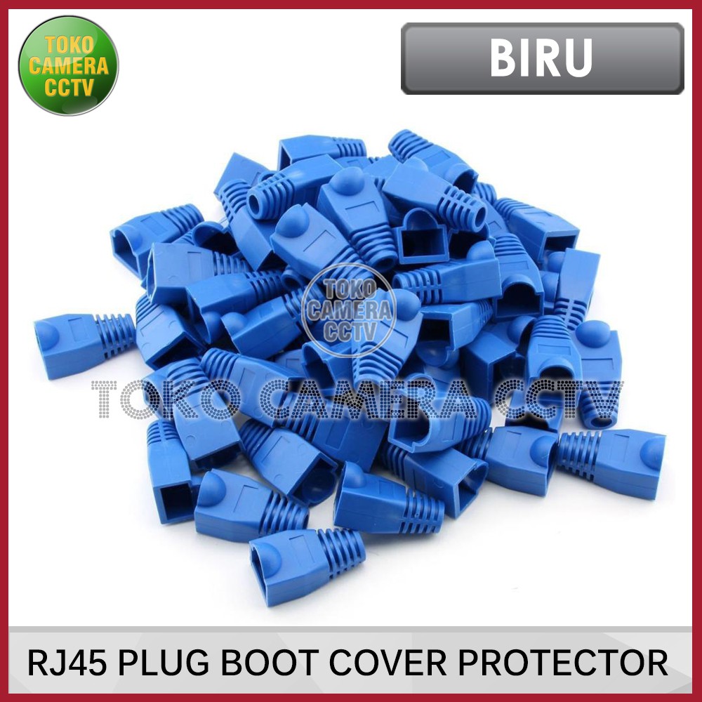 RJ45 PLUG BOOT COVER PROTECTOR CAT 5/CAT6 BIRU