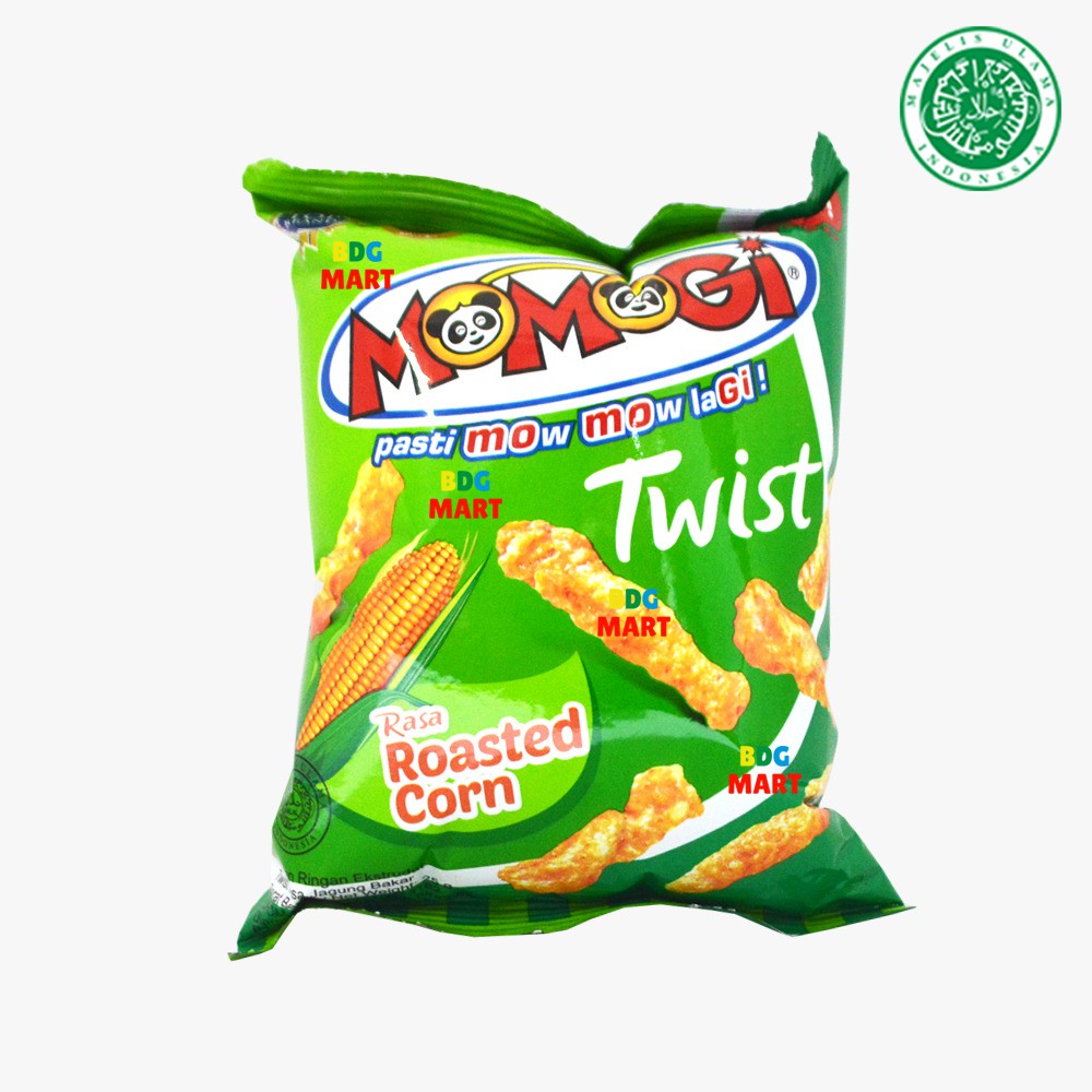 PACK Momogi Twist Rasa Roasted Corn Halal MUI - 25gr