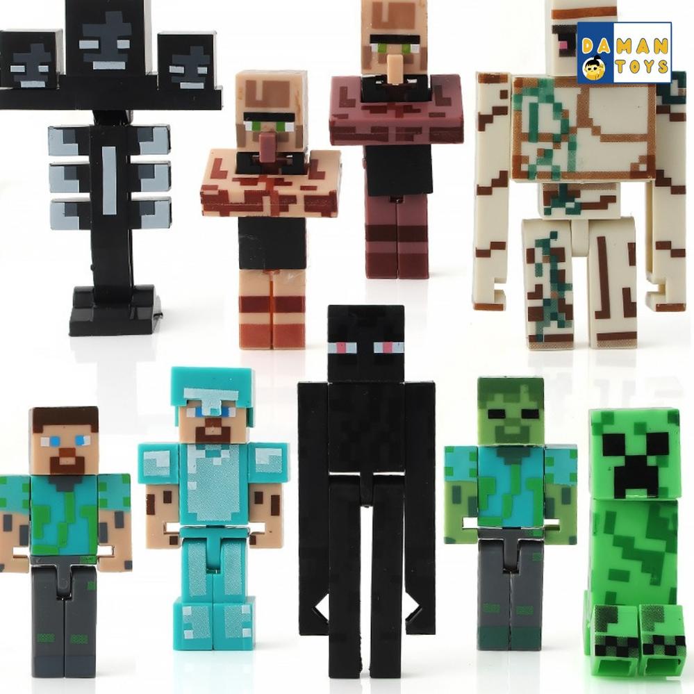 [KODE PRODUK 8PZOO8033] Bricks Mini Figure Mine craft/Figure mine craft/ mainan mine craft/ Minecraf