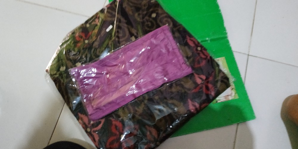 Maura Couple - Sania Ruffle Batik Couple Songket Ori Ndoro Jowo Garansi Shoppe Termurah