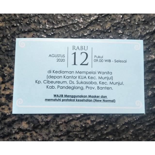 

Sticker label produk