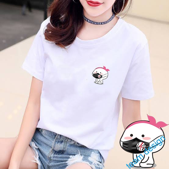 YOURSTYLE1119 - KAOS PENTOL KARAKTER BAJU KAOS WANITA DISTRO UNISEX OVERSIZE PRIA JUMBO CASUAL