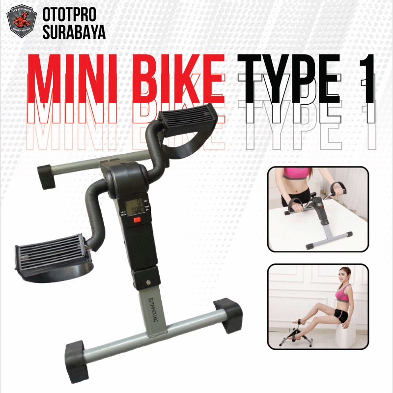 sepeda statis mini   portable bike  kaki meja terapi tangan duduk mini bike