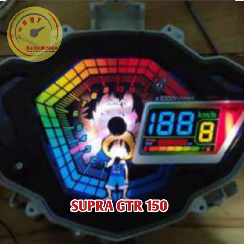 Sticker lcd speedometer supra gtr 150