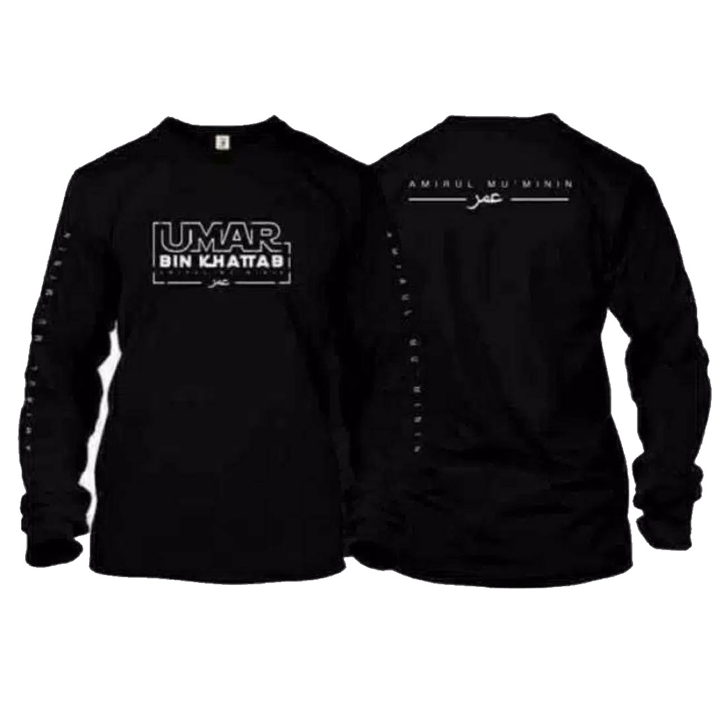 kaos dakwah / kaos dakwah pria / kaos dakwah lengan panjang / kaos hijrah pria / kaos pria ori / kaos santri / kaos tulisan arab / kaos pria murah / kaos islami lengan panjang / kaos dakwah islami / pakaian pria / kaos pria / fashion pria / baju tulisan-UMAR BIN KHATAB