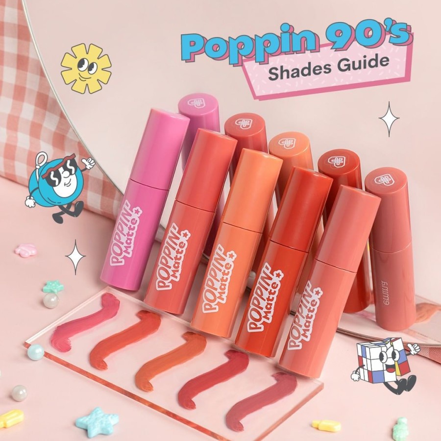 Emina Poppin Matte lipcream emina terbaru