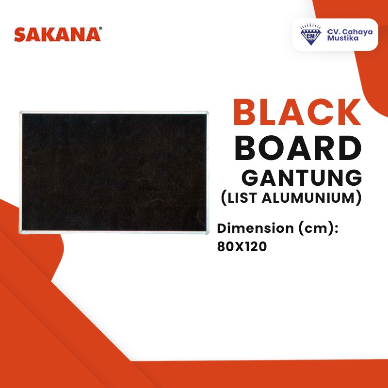 

Jual Papan Tulis Kapur Blackboard Sakana Uk 80x120 Di Malang List Alumunium