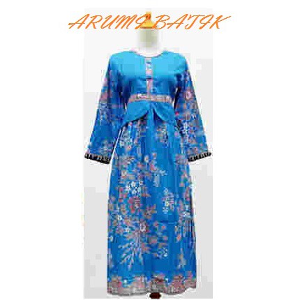 Baju Muslim Gamis Dress Dres Terusan Anak Perempuan Batik 1520
