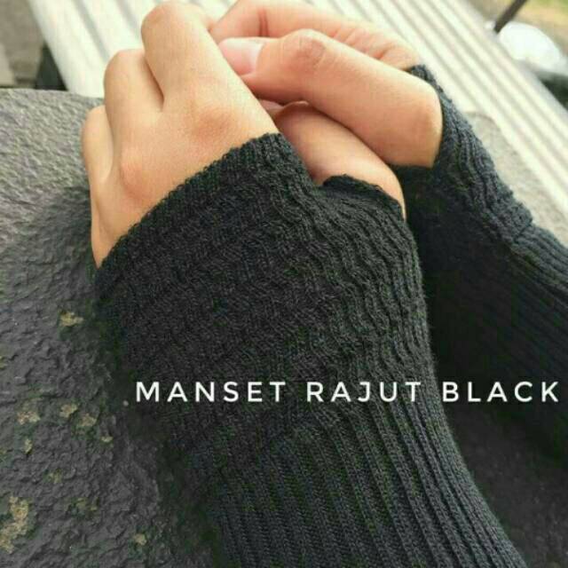 Manset Tangan Rajut Wanita