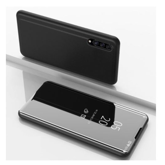 Case Samsung A50s Clear view standing flip cover mirror casing cover