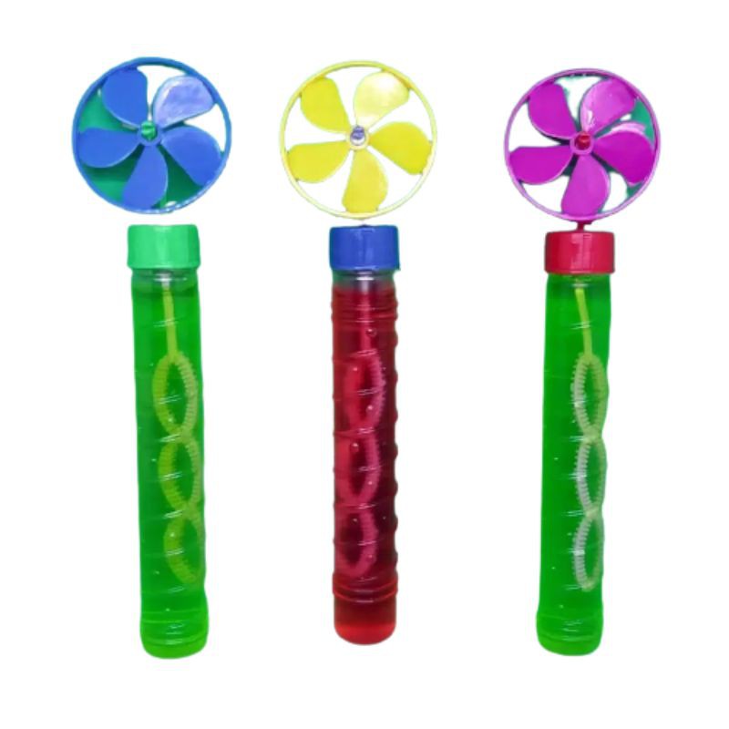 Mainan Anak Traditional Gelembung Sabun dengan Kincir Angin Kecil