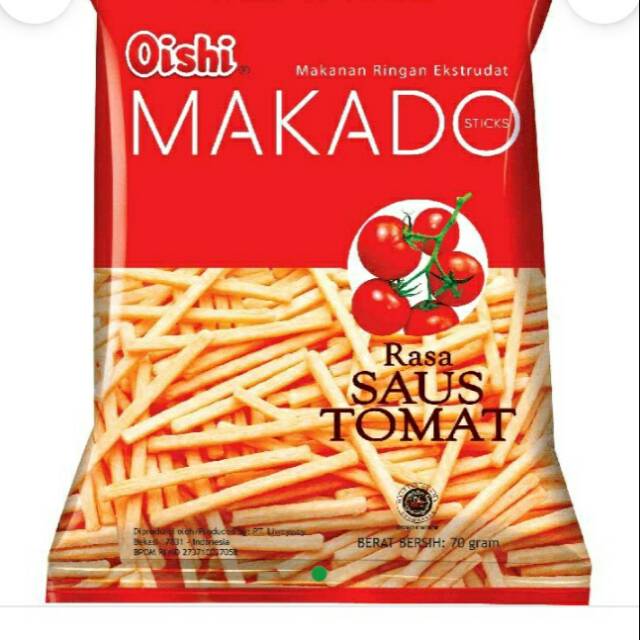

Oishi mqkado saos tomat 70g