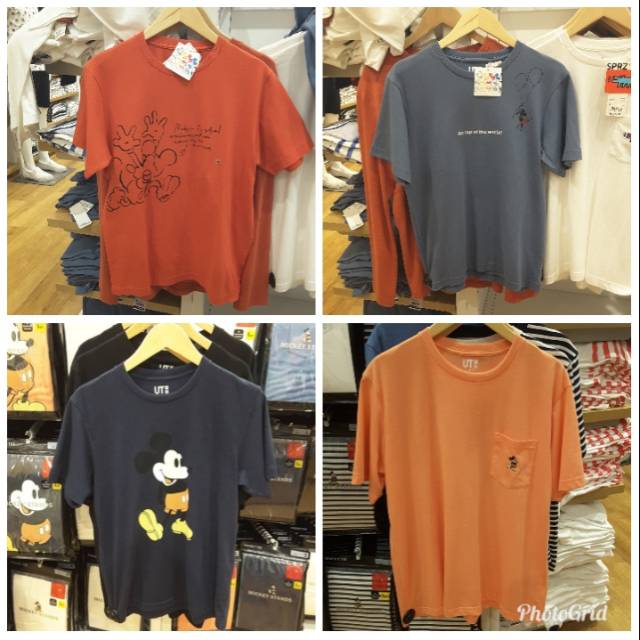 UNIQLO ORIGINAL Kaos Wanita Tshirt DISNEY MICKEY Pria Anak TERMURAH SALE Branded READY STOCK