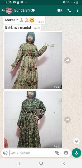 Gamis Batik Terlaris Dan Terbaru