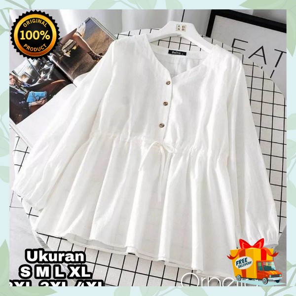Atasan Korean Style Baju Kerja Casual Atasan Ibu2 Kondangan Blouse Wanita Terbaru Atasan Model Kekin
