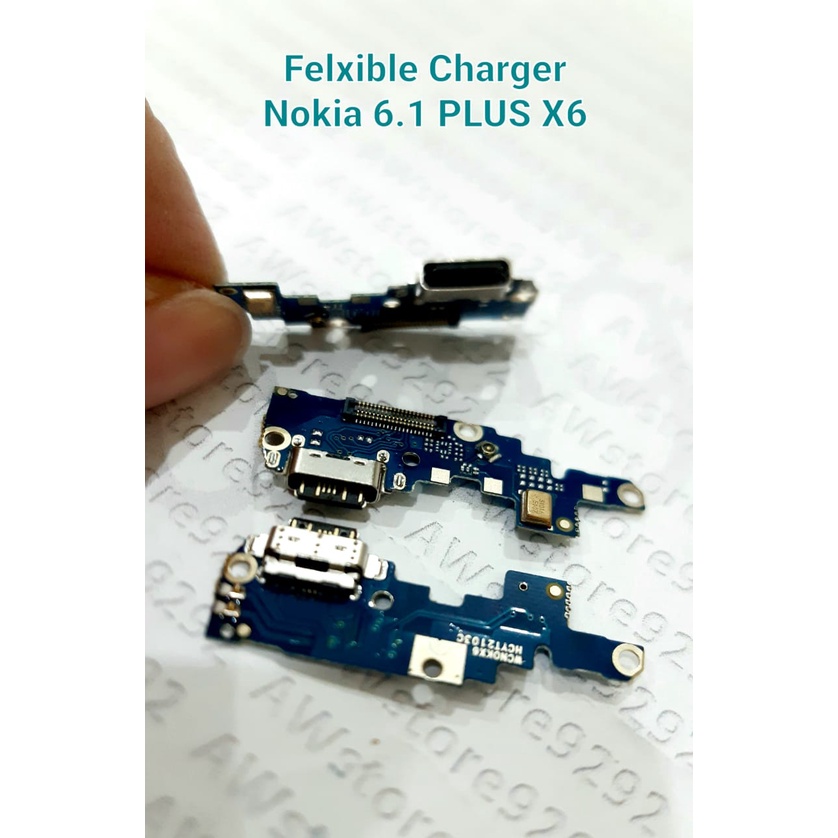 Flexible Papan Con Cas PCB Fleksibel Konektor Charger NOKIA 6.1 PLUS X6