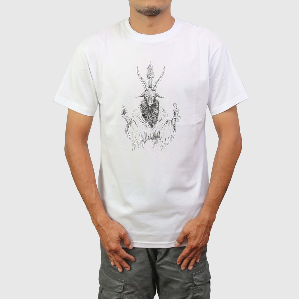 Heretic - T-Shirt - Baphomet White