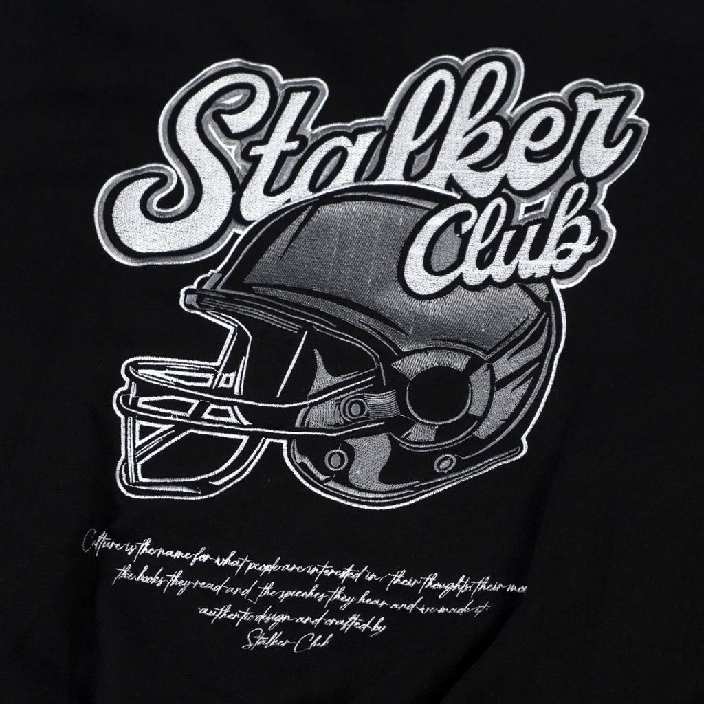 Stalker Jacket Varsity - Rugby Hitam