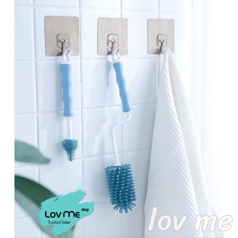 lov me❤️ Kuru Sikat Botol Silicone | Sikat Botol| Sikat dot|sikat sedotan