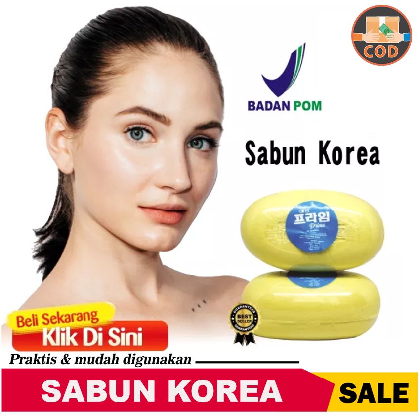 [ BPOM ] SABUN MUKA GLOWING DAN PEMUTIH WAJAH AMPUH DAN HARUM - SABUN KOREA ORIGINAL 100%