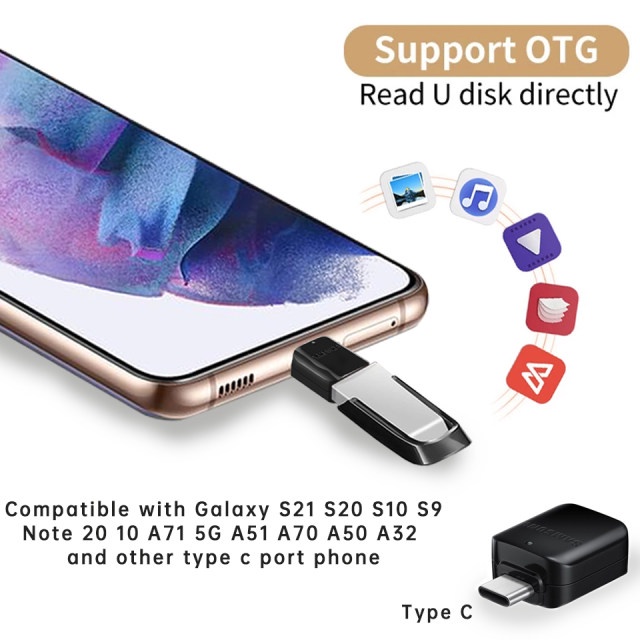 Jual Usb OTG Samsung A72 A71 A70 A52s A52 A51 A50 A32 30 A32 A20 A20s A12 A32 Type C Original | Shopee Indonesia