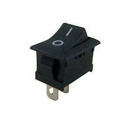 BA-18 Saklar 2 Pin 2 kaki Karaoke Hitam rocker switch ON-OFF Hitam 2pin - Switch Hitam Dispenser Power Swit