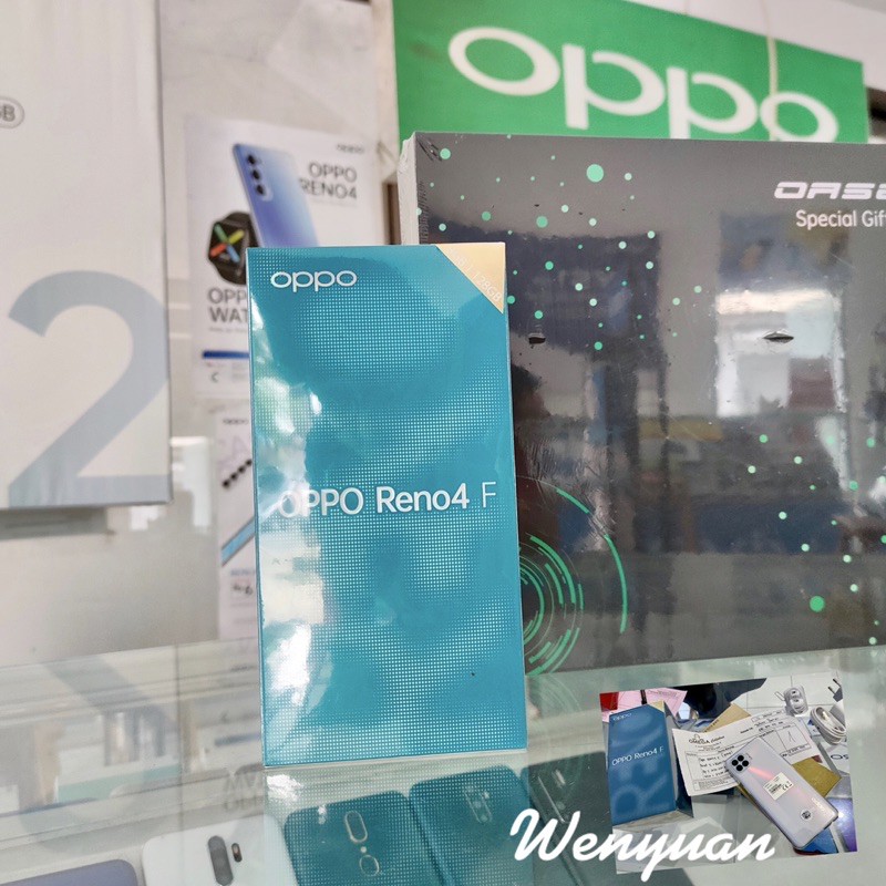 OPPO Reno4 F - RAM 8/128GB SPECIAL GIFT OASE (Garansi Resmi)