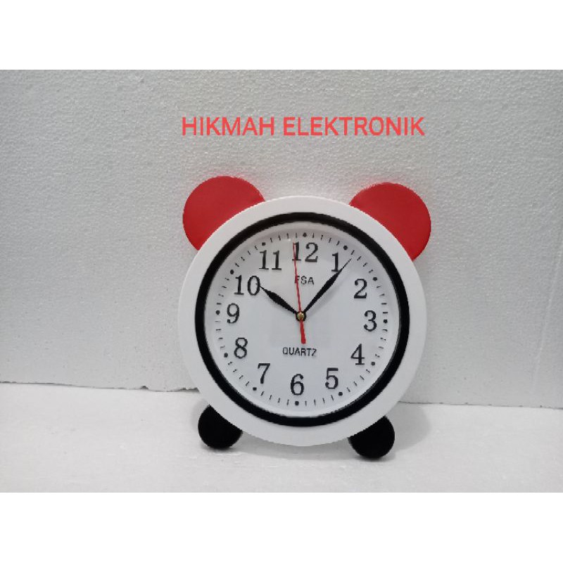 jam dinding ESA 183/Jam dinding karakter micky mouse/jam dinding lucu