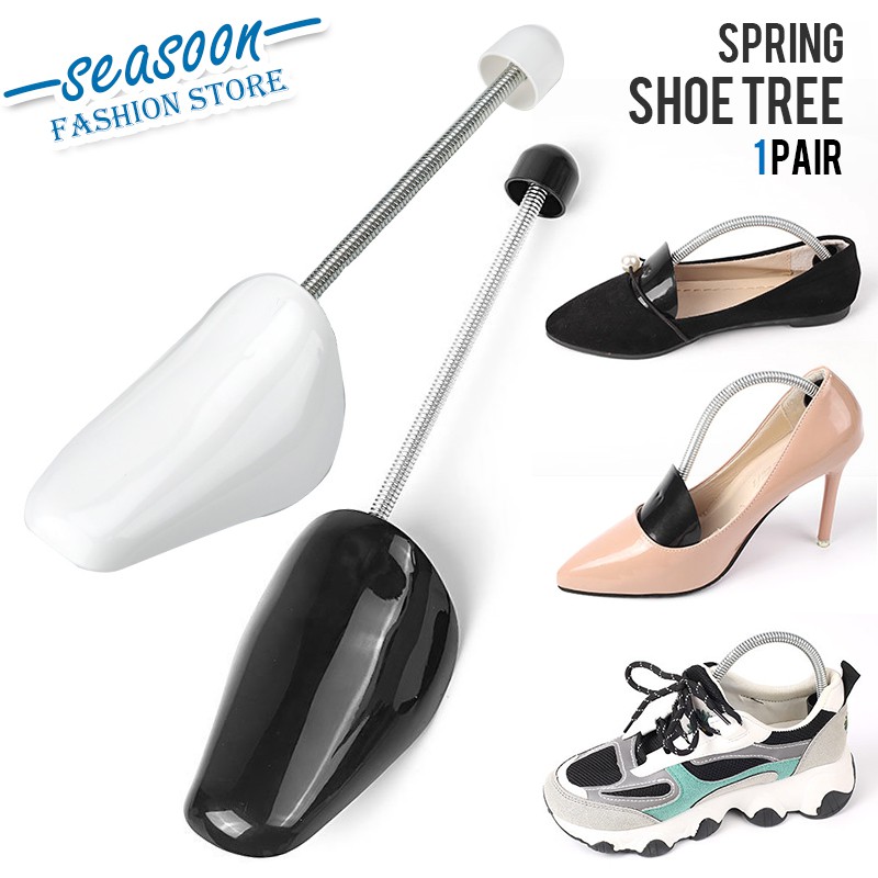 1 pasang Spring Shoe Tree Untuk Sepatu Pria dan Wanita, Plastic Stretcher  Shoes Shaper Expander