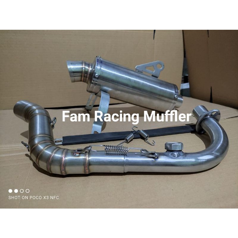 Knalpot Vespa Matic Sprint S Iget LX 125 150 2V 3V LX 2V Karbu