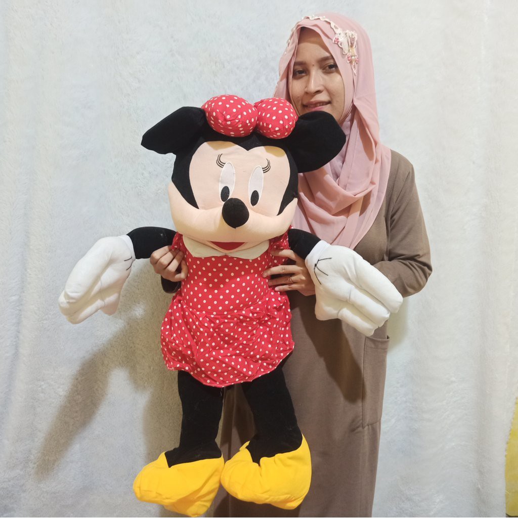 Boneka Mickey Minnie mouse jumbo murah