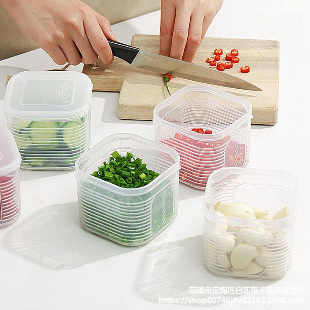 Quinton Freezer Fresh Box Individual Removable Dengan Tutup Storage Bin Tempat Makanan