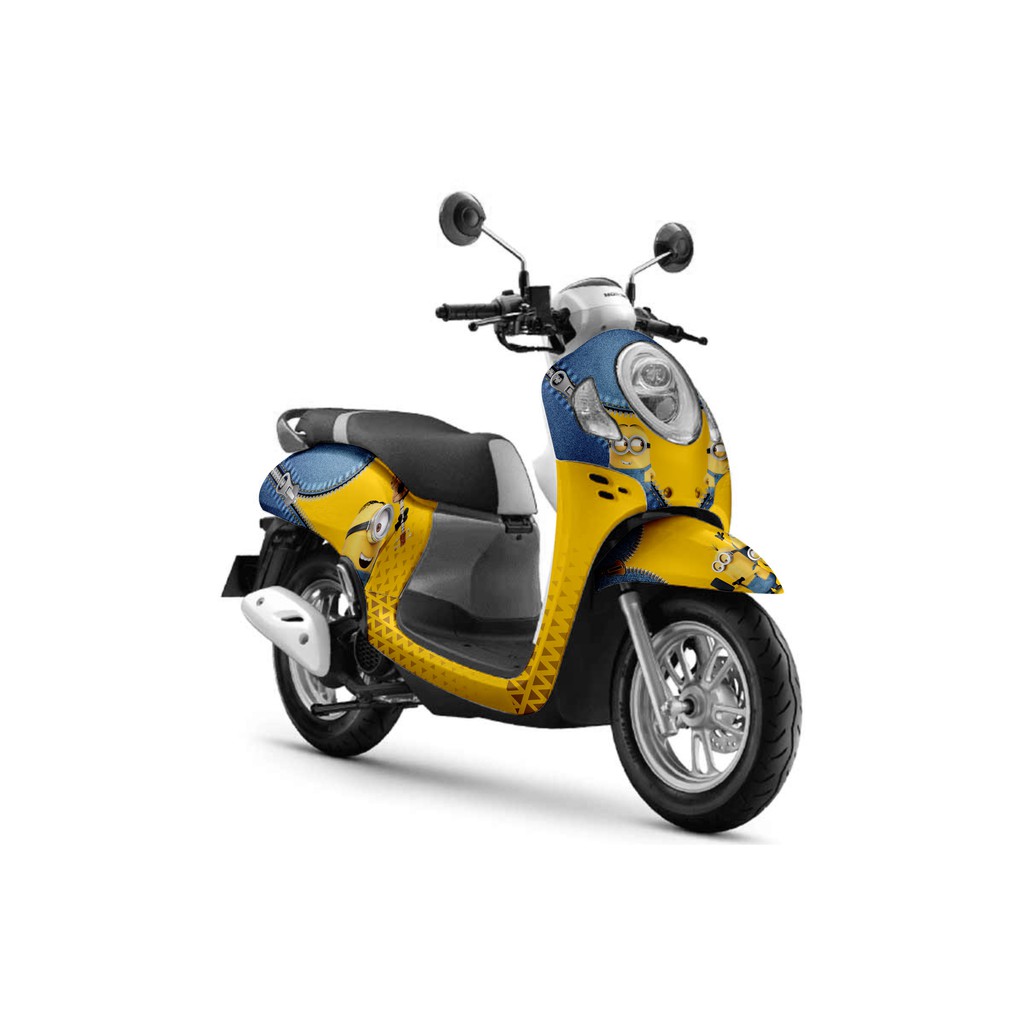 Decal scoopy full body Full Blok Decal Scopy Dekal New Fi 2017 2018 2019 2020 Motif Minions keren