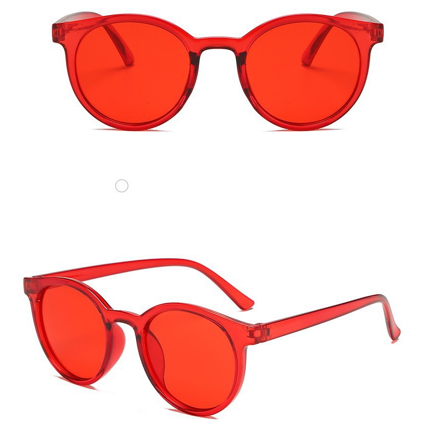 •OKEY BELI•KC098 Kacamata Frame Kucing Sunglasses Wanita Dan Pria Kacamata Fashion Import Murah-MERAH