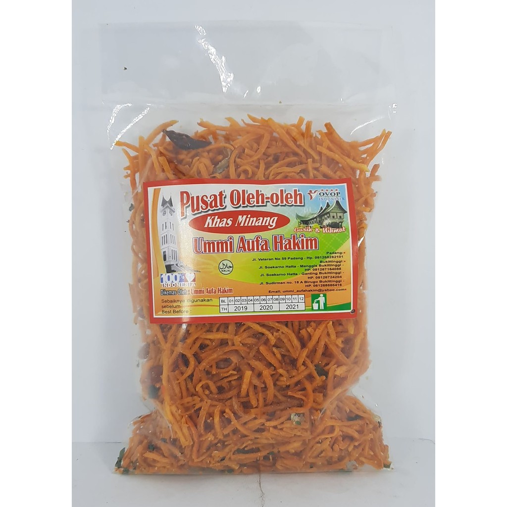 Serundeng Ubi Jalar Kacang Ummi Aufa Hakim Khas Padang