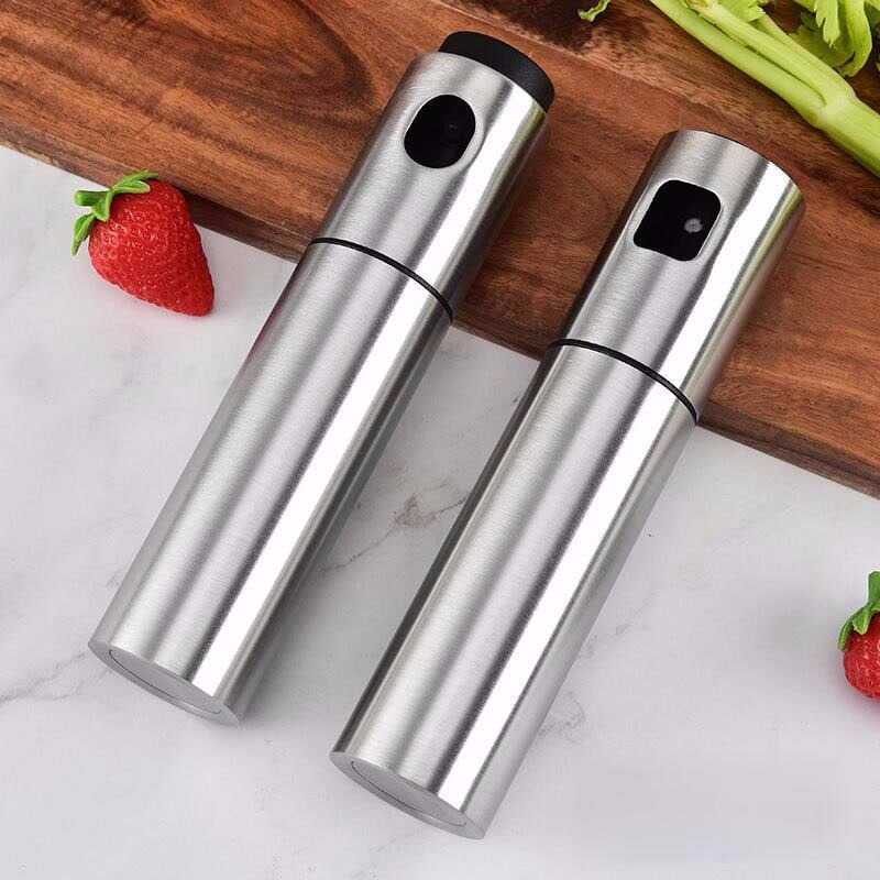Botol Spray Pump Minyak Olive Oil Stainles Steel 100ml DE400