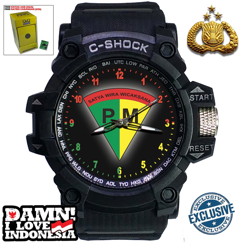 (EXCLUSIVE) JAM TANGAN POLISI MILITER (PM)