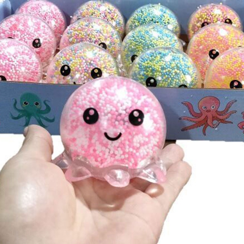 Mary Handhold Soft Toy Charm Animal Gurita Yang Terlihat Real Untuk Dewasa Anti Stress