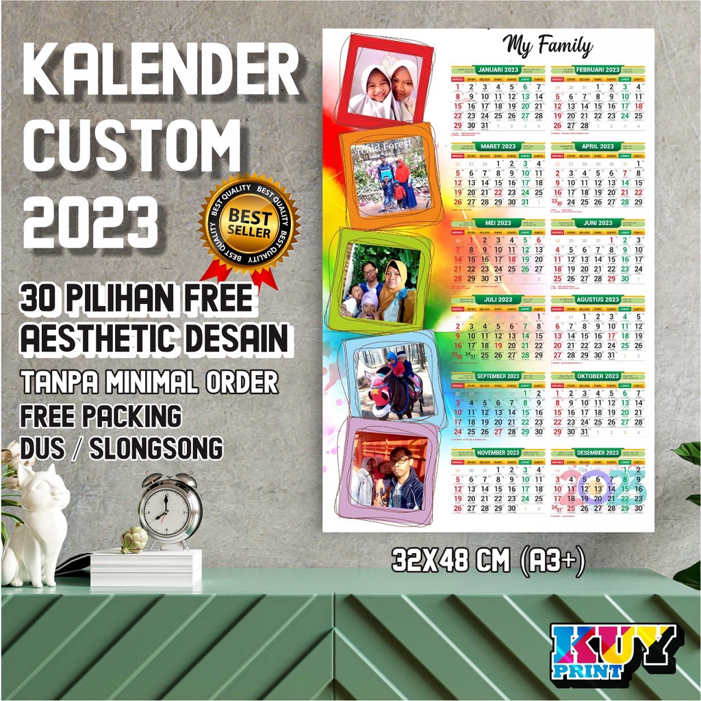 

KALENDER DINDING FOTO CUSTOM 2023