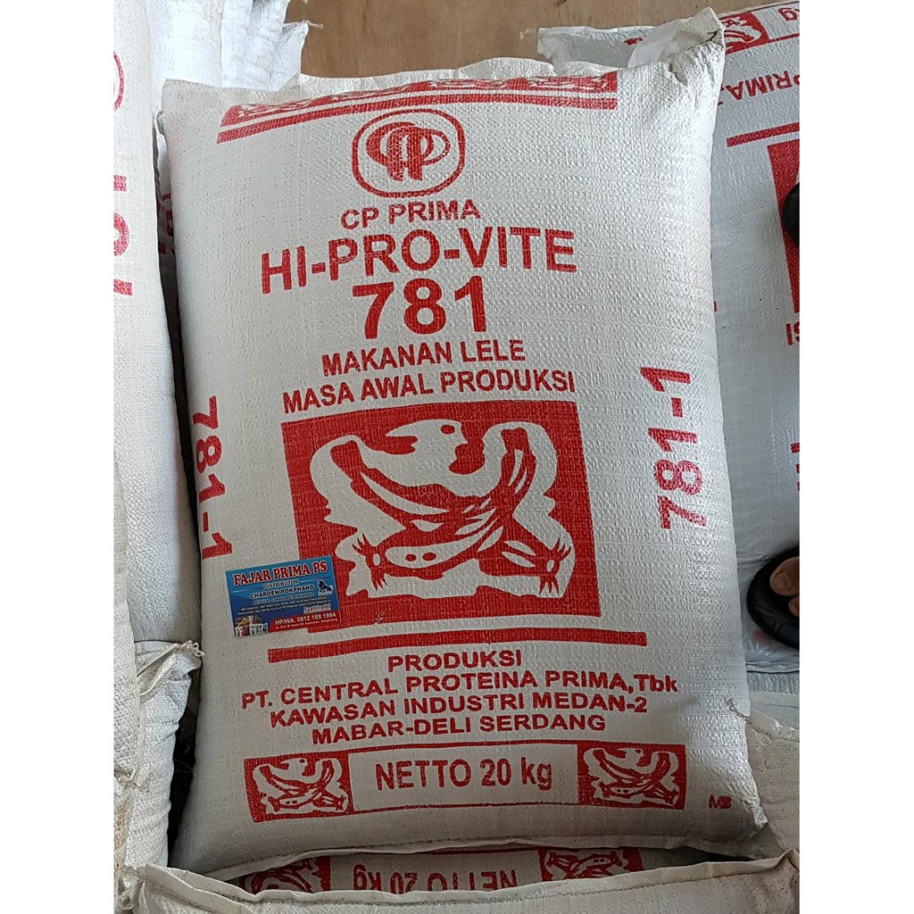 Pakan Ikan Lele dan Patin 781-1 20 KG