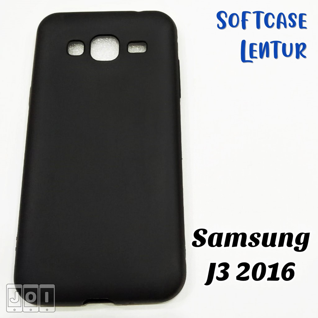 Case Samsung J3 / J310 / J3 2016 Softcase Hitam Black Matte Slim Lentur Joi